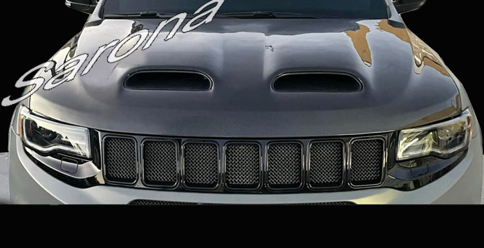 Custom Jeep Grand Cherokee  SUV/SAV/Crossover Hood (2011 - 2021) - $1290.00 (Part #JP-024-HD)